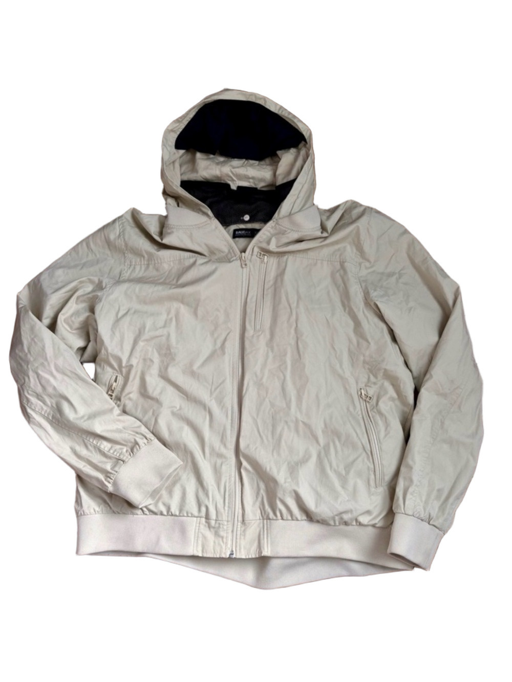 Men's Lightweight Hooded Jacket in Light Beige
